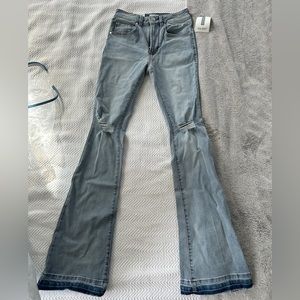 NWT True Craft High-rise flare blue jeans